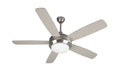 Craftmade - HE52BNK5-LED - 52" Ceiling Fan - Helios - Brushed Polished Nickel