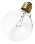 (4-Pack) Satco A3644 40W Incandescent G25 Globe Bulb, E26 Base, 2700K, 300 Lumens, Clear