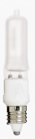 (4-Pack) Satco S1916 100W Halogen T4 Tubular Bulb, E11 Base, 2900K, 1530 Lumens, Frost