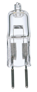 (4-Pack) Satco S1986 20W Halogen T3 Tubular Bulb, G4 Base, 2900K, 260 Lumens, Clear