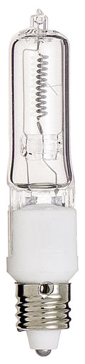 (4-Pack) Satco S3157 75W Halogen T4 Tubular Bulb, E11 Base, 2900K, 1250 Lumens, Clear