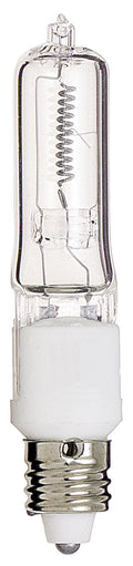 (4-Pack) Satco S3485 100W Halogen T4 Tubular Bulb, E11 Base, 2900K, 1700 Lumens, Clear