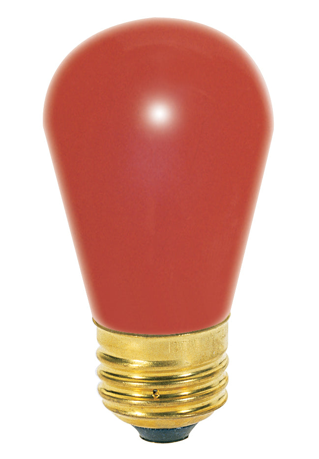 (4-Pack) Light Bulb in Ceramic Red