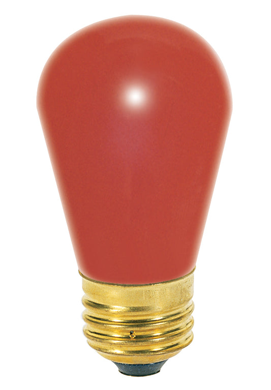 (4-Pack) Light Bulb in Ceramic Red