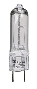 (4-Pack) Satco S4622 100W Halogen T4 Tubular Bulb, G8 Base, 2900K, 1700 Lumens, Clear
