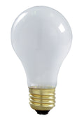 (4-Pack) Satco S6010 100W Incandescent A19 A-Shape Bulb, E26LHT Base, 2700K, 1200 Lumens, Frost