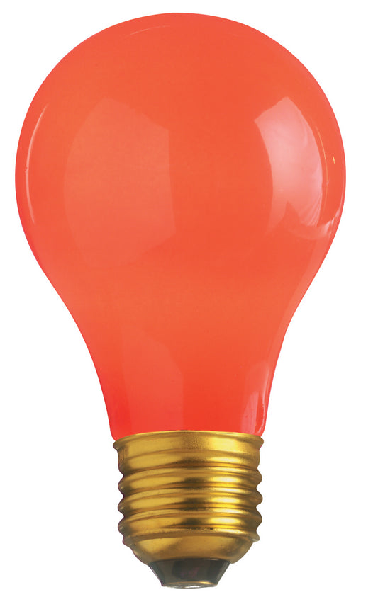 (4-Pack) Light Bulb in Ceramic Red