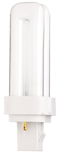 (4-Pack) Satco S8317 13W CFL T4 Tubular Bulb, GX23-2 Base, 2700K, 780 Lumens, White