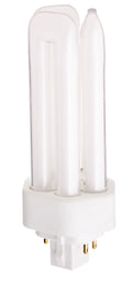 (4-Pack) Satco S8346 26W CFL T4 Tubular Bulb, GX24q-3 Base, 3000K, 1800 Lumens, White