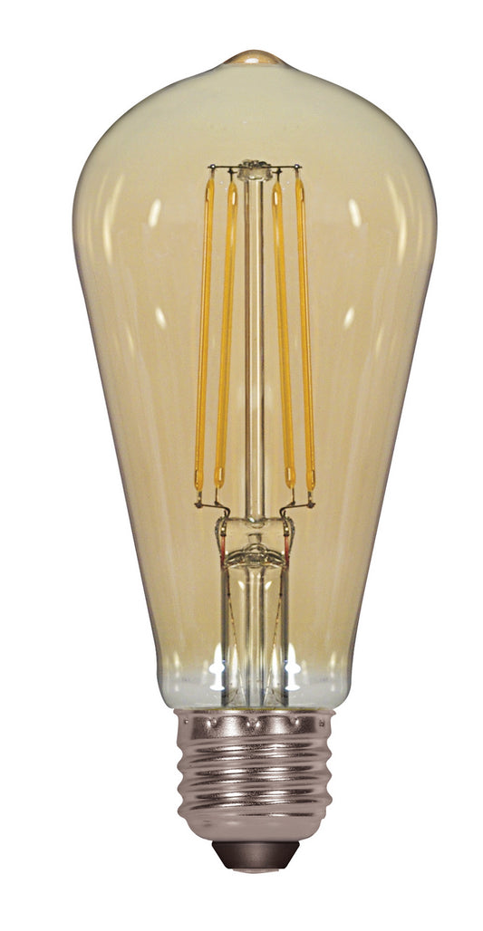 (4-Pack) Light Bulb in Transparent Amber
