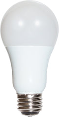(4-Pack) Satco S9318 12W LED A19 A-Shape Bulb, E26 Base, 4000K, 280 Lumens, Frost