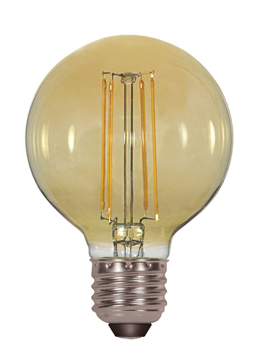(4-Pack) Light Bulb in Transparent Amber