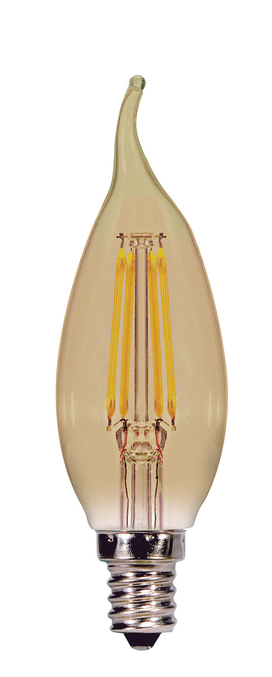 (4-Pack) Light Bulb in Transparent Amber