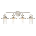 Dover Four Light Bath in Satin Platinum