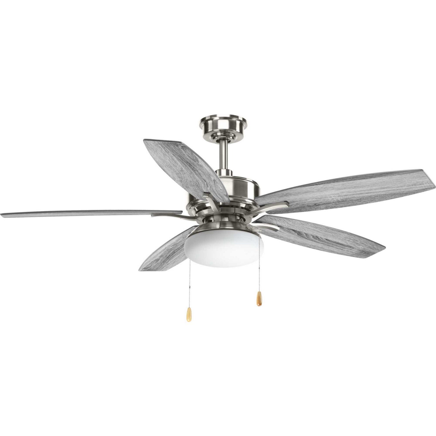 Progress Lighting - P2552-09 - 52" Ceiling Fan - Billows - Brushed Nickel