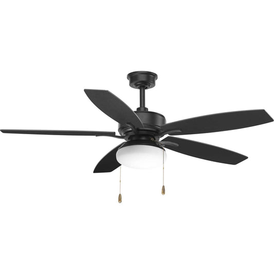 Progress Lighting - P2552-80 - 52" Ceiling Fan - Billows - Forged Black