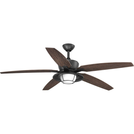Montague 60" Ceiling Fan in Forged Black