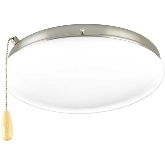 Progress Lighting - P2602-09WB - LED Fan Light Kit - Fan Light Kits - Brushed Nickel