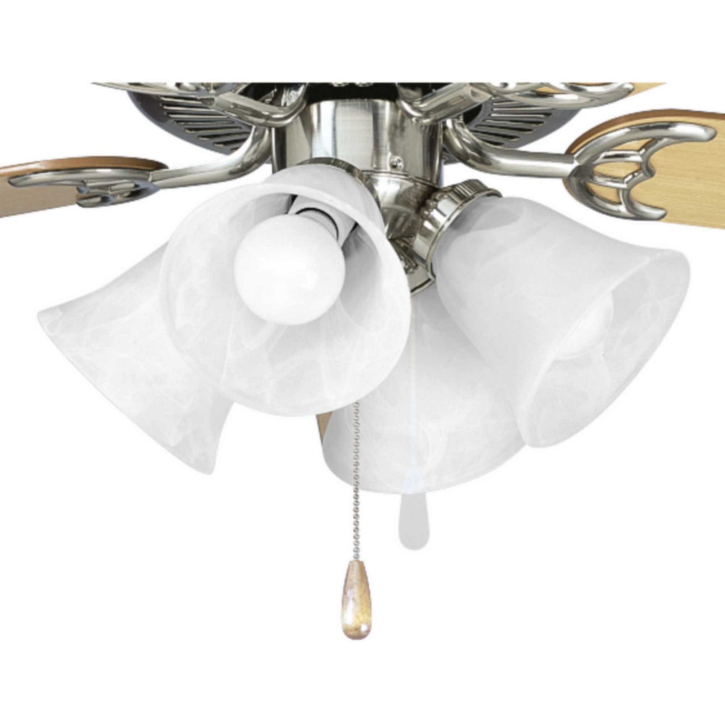 Fan Light Kits LED Fan Light Kit in Brushed Nickel