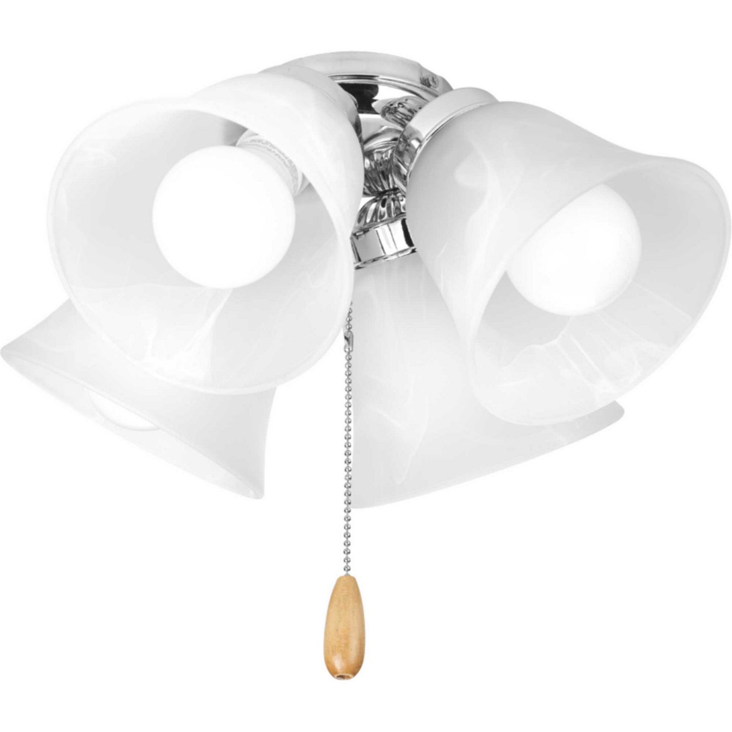 Fan Light Kits LED Fan Light Kit in Polished Chrome