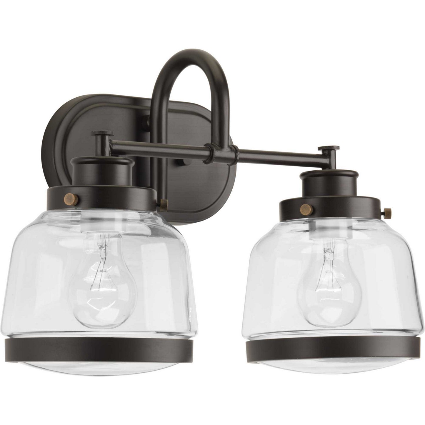 Judson Two Light Bath in Antique Bronze