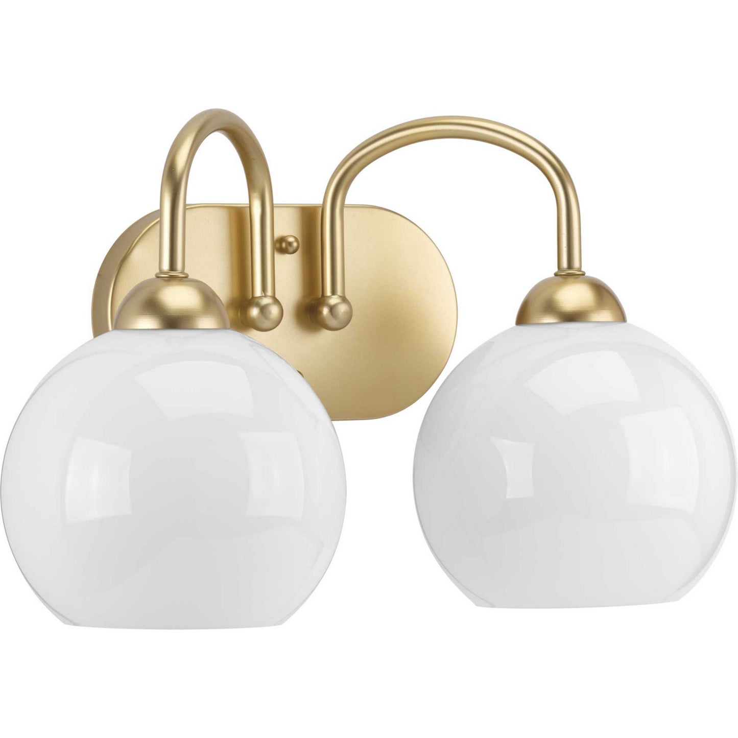 Carisa Two Light Bath in Vintage Gold