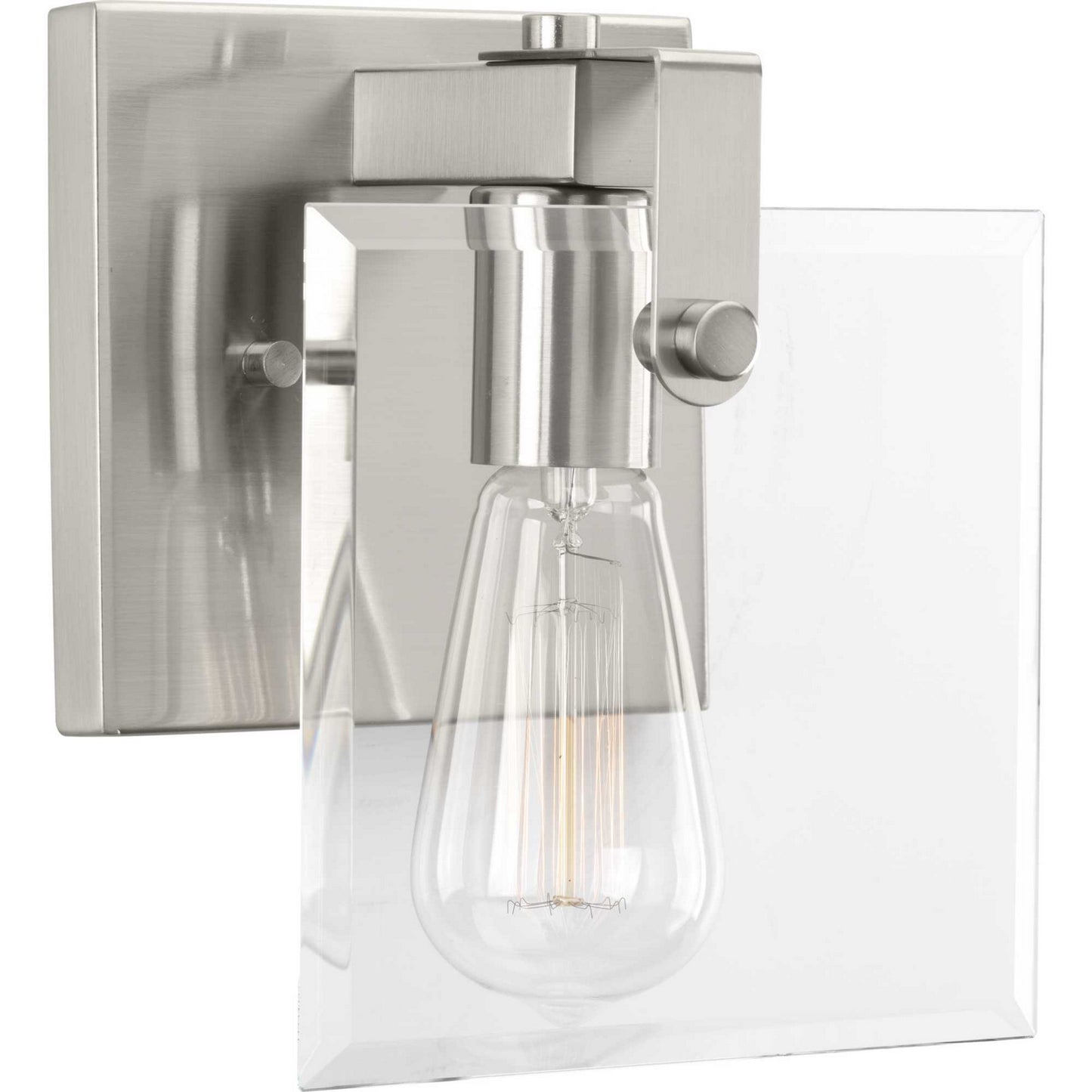 Glayse One Light Bath in Brushed Nickel