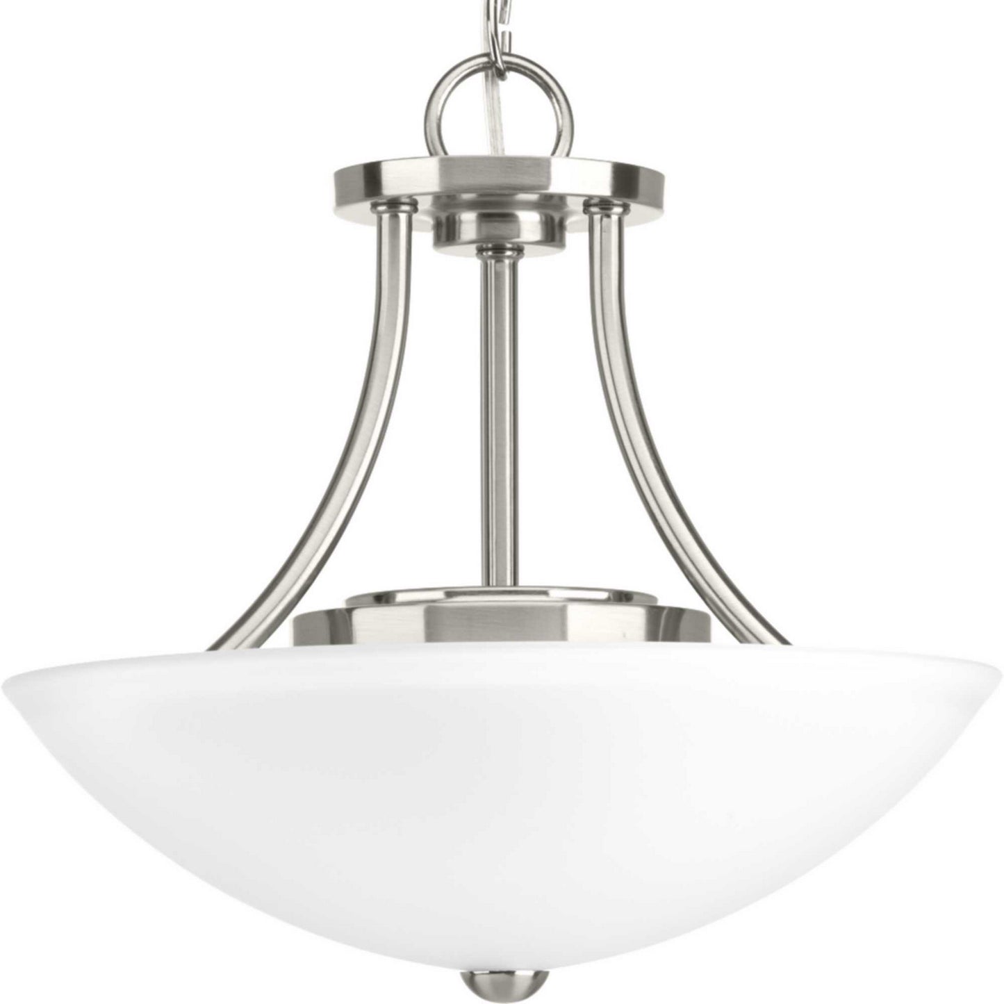 Progress Lighting - P350088-009-30 - LED Semi-Flush/Convertible - Gather LED - Brushed Nickel