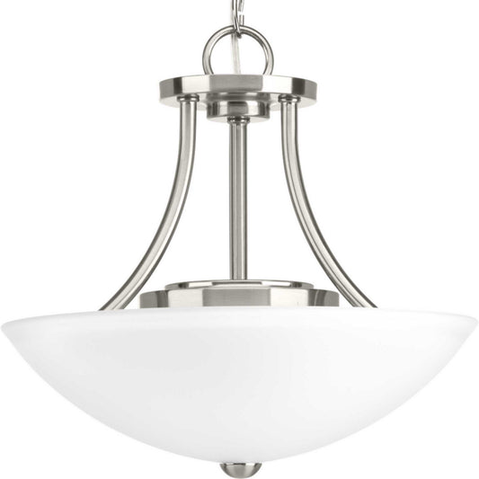 Progress Lighting - P350088-009-30 - LED Semi-Flush/Convertible - Gather LED - Brushed Nickel