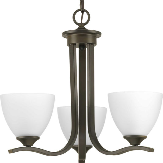 Laird Three Light Chandelier in Antique Bronze