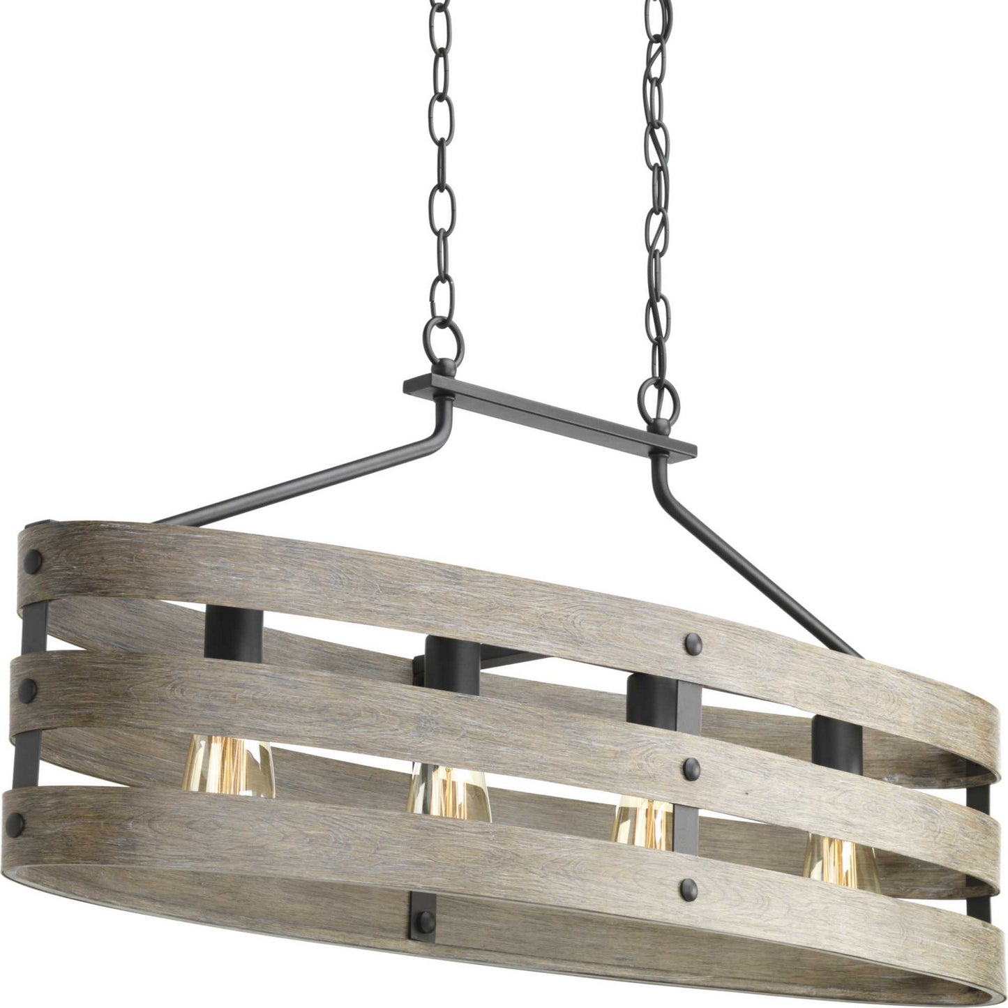 Gulliver Four Light Island Pendant in Graphite