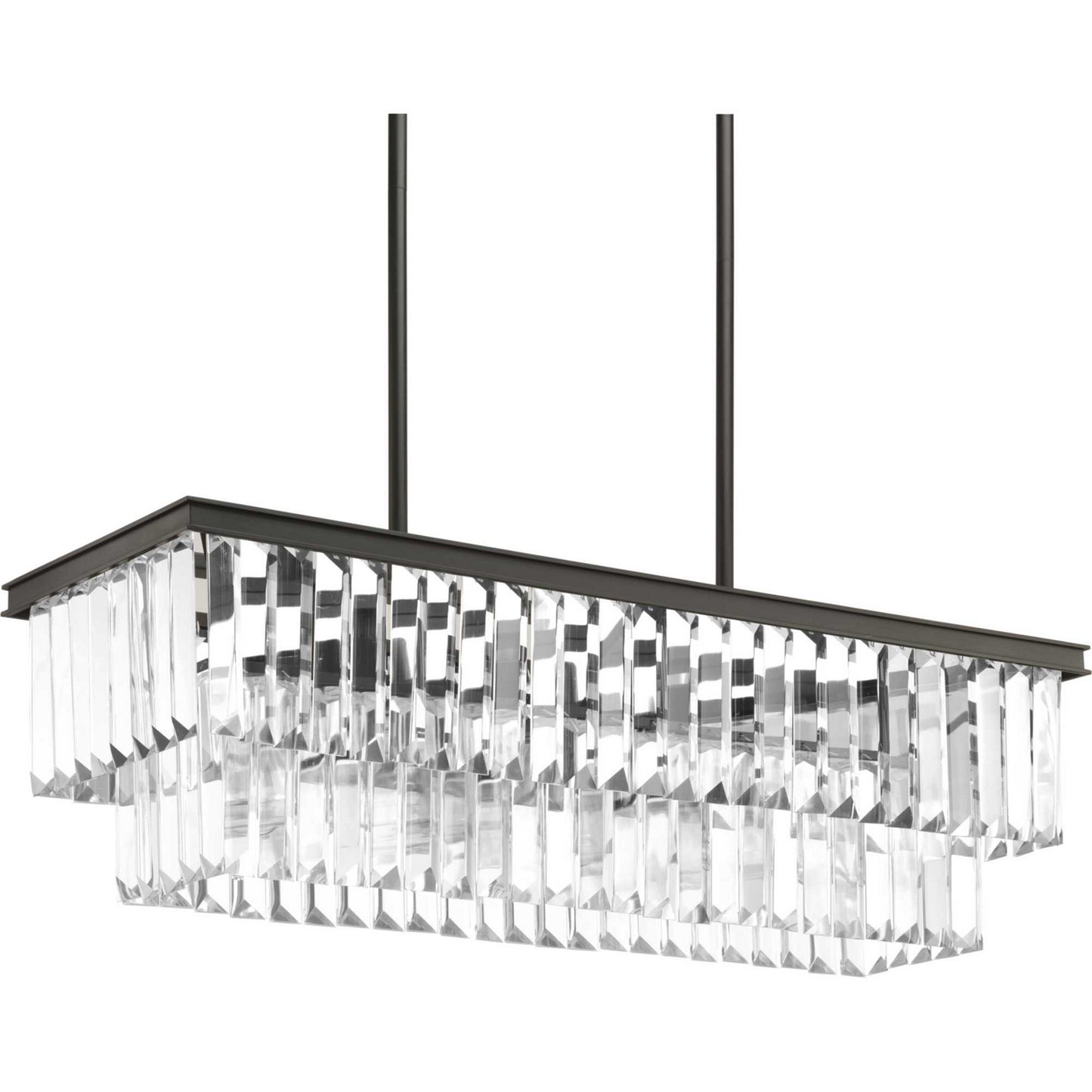 Glimmer Four Light Island Pendant in Antique Bronze