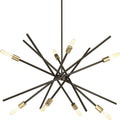 Progress Lighting - P400109-020 - Eight Light Chandelier - Astra - Antique Bronze