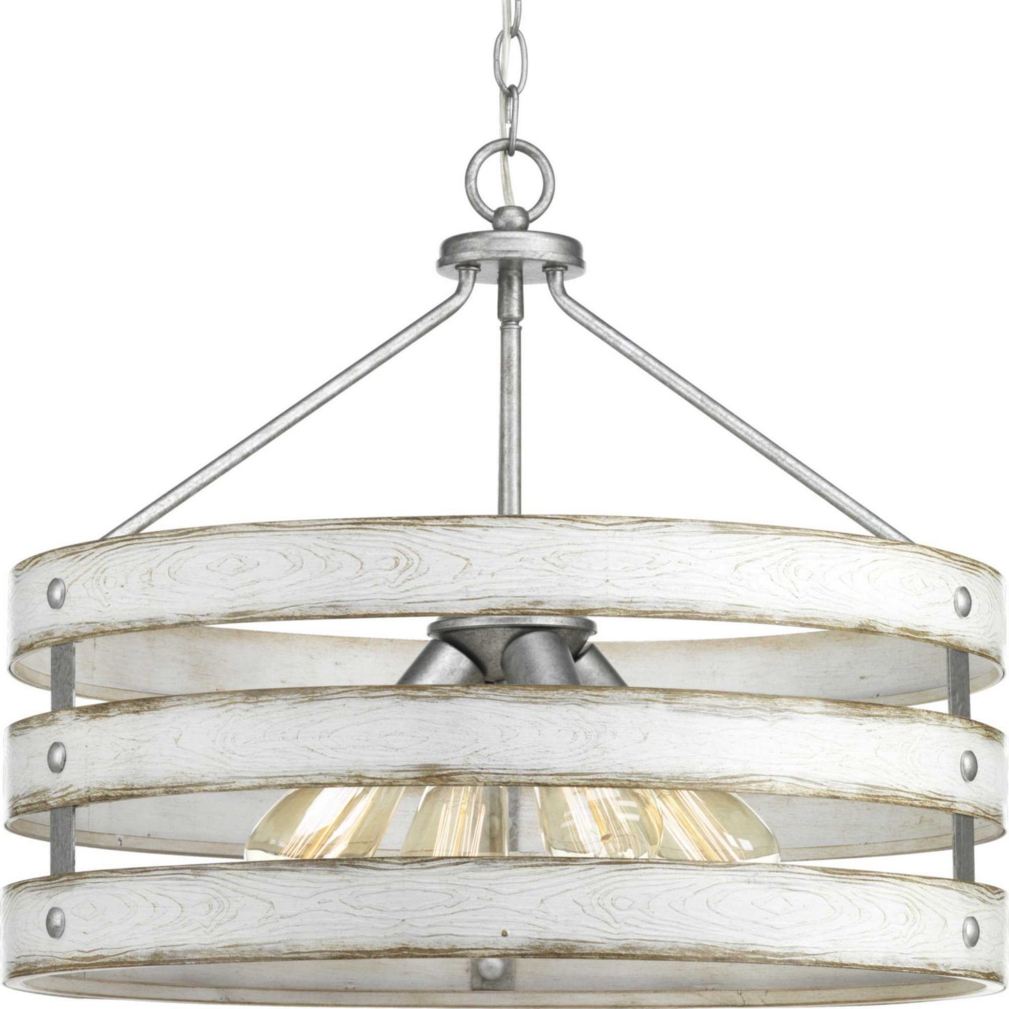 Progress Lighting - P500023-141 - Four Light Pendant - Gulliver - Galvanized
