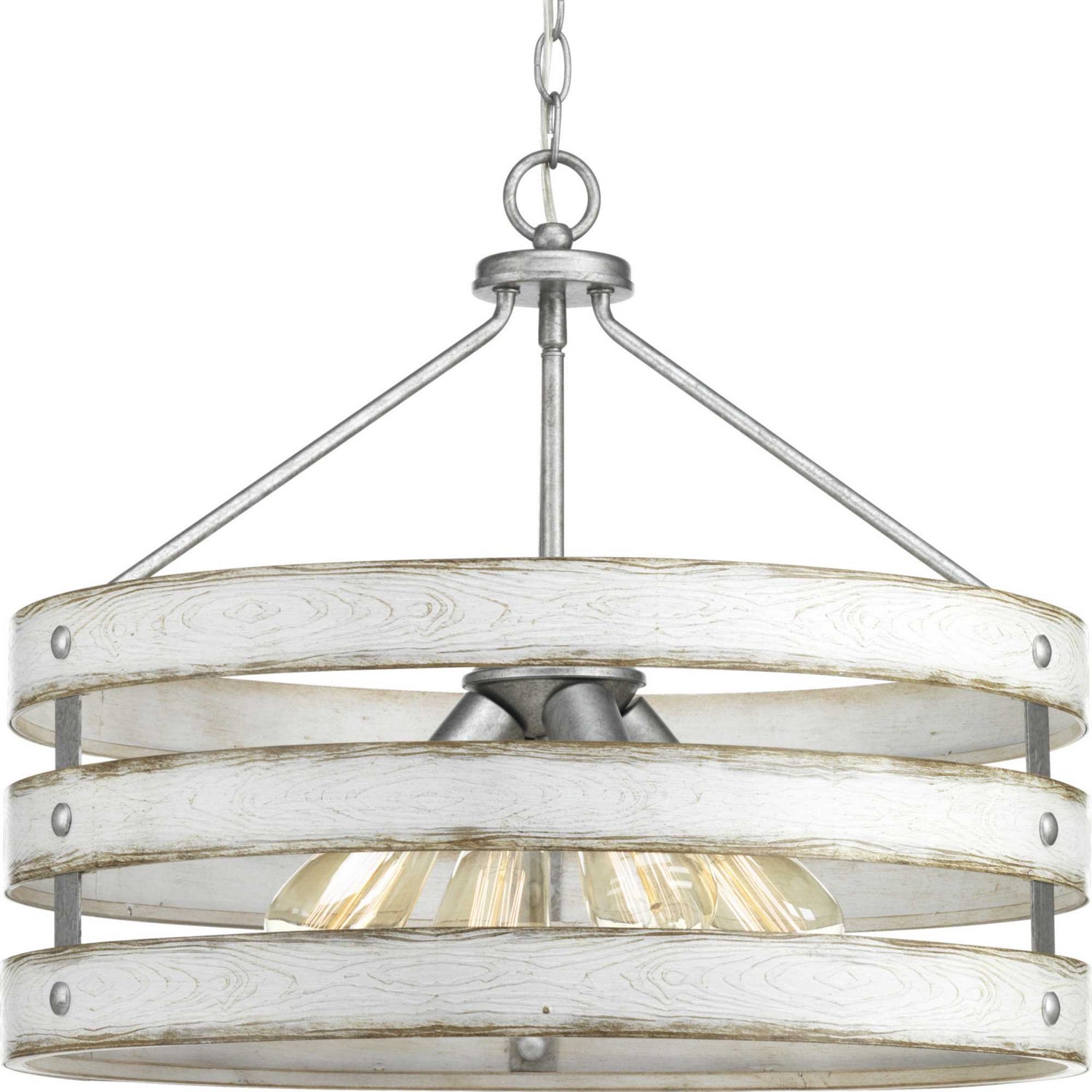 Progress Lighting - P500023-141 - Four Light Pendant - Gulliver - Galvanized