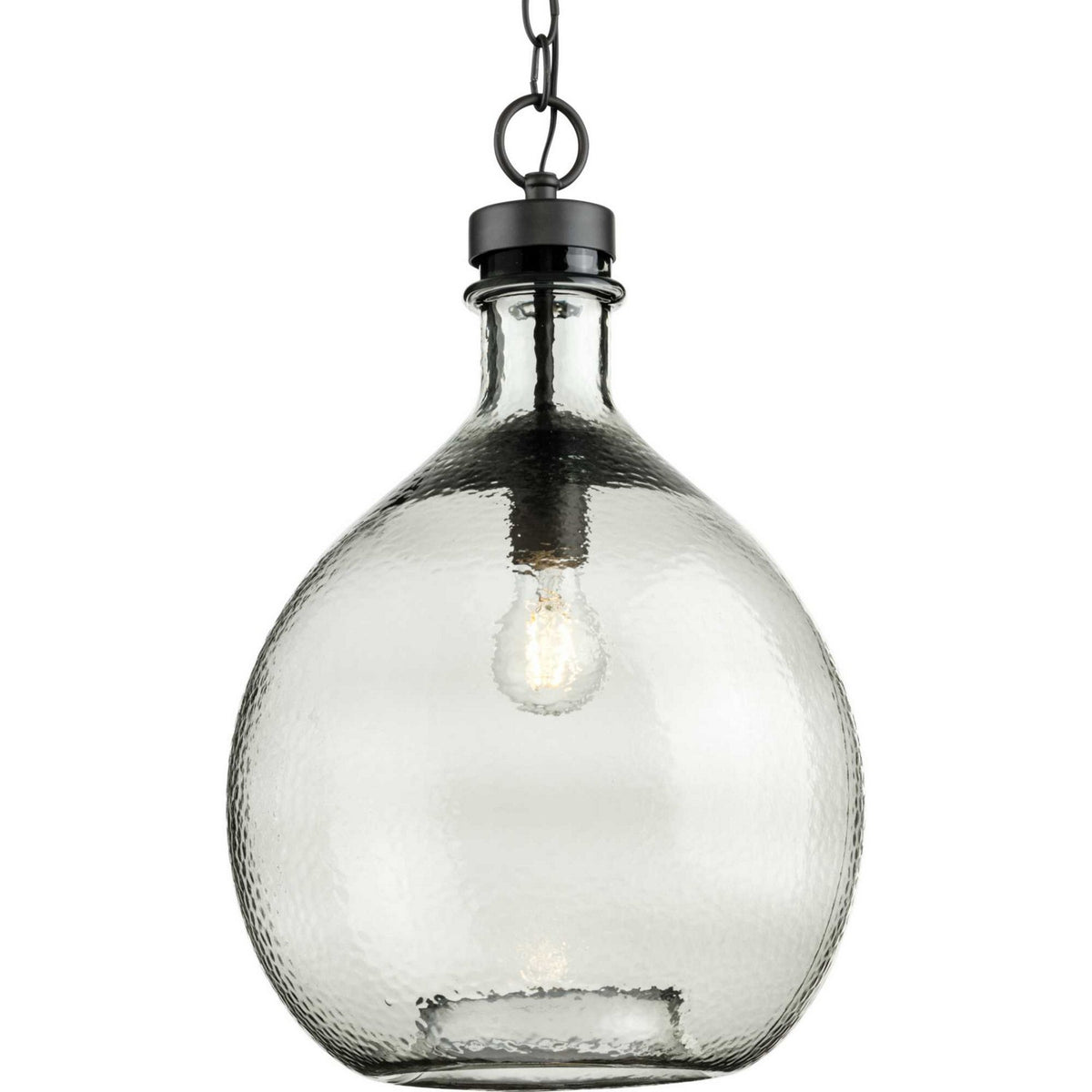 Progress Lighting - P500064-143 - One Light Pendant - Zin - Graphite