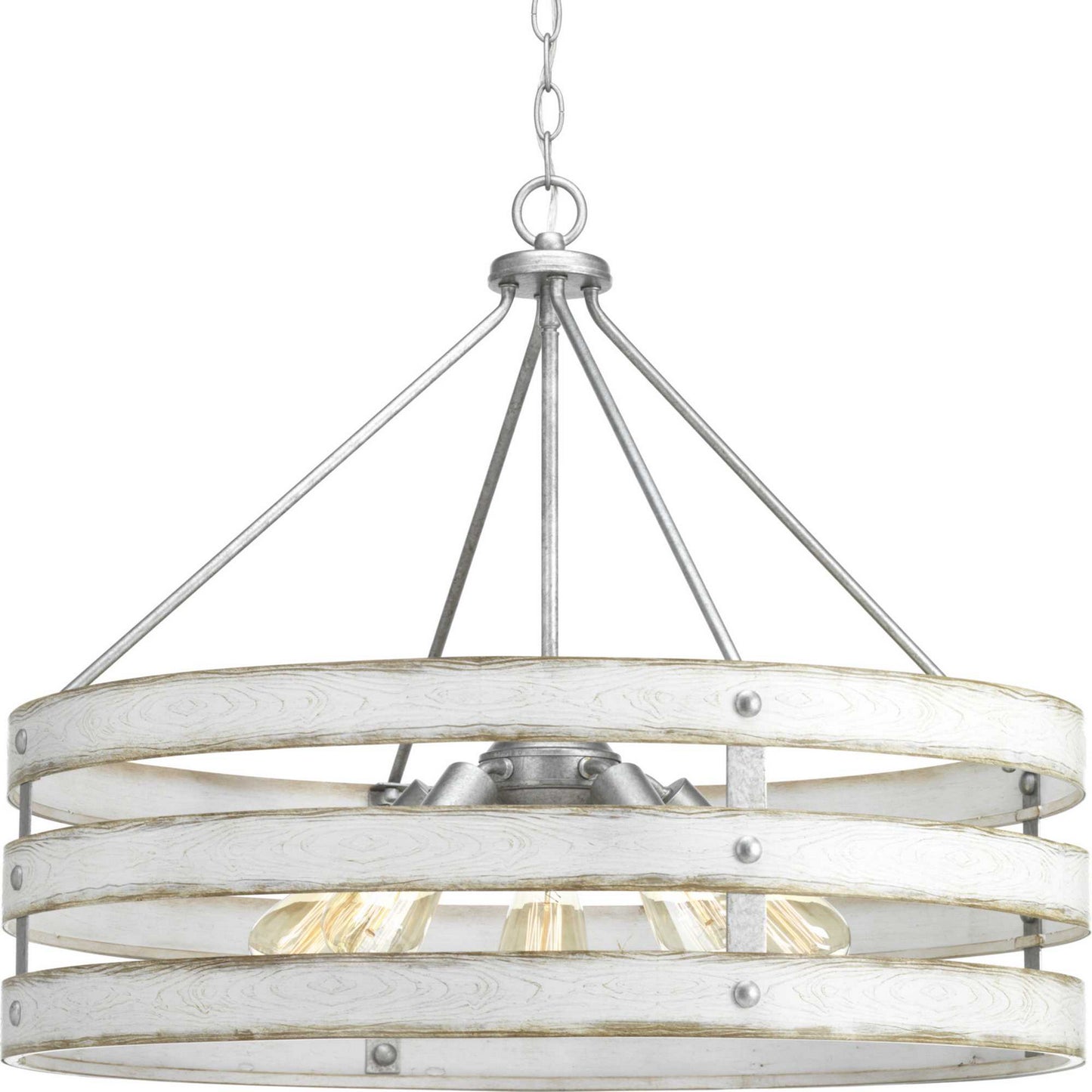 Progress Lighting - P500090-141 - Five Light Pendant - Gulliver - Galvanized