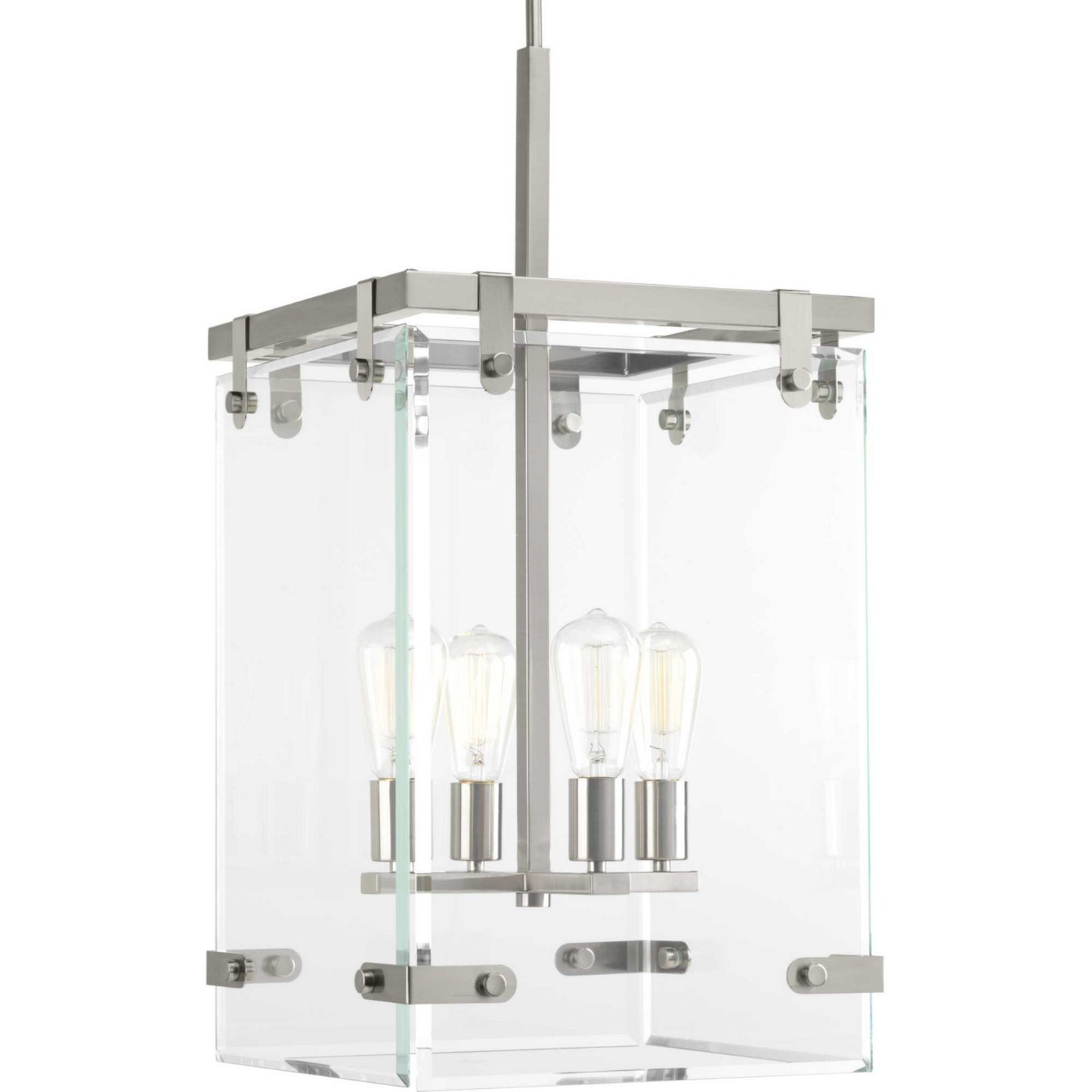 Glayse Four Light Pendant in Brushed Nickel