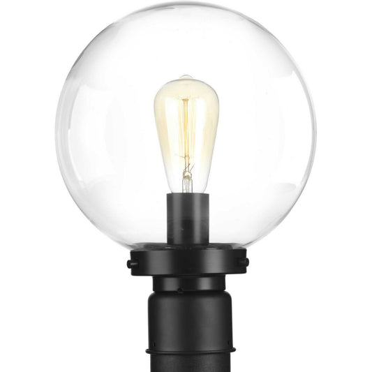 Globe Lanterns One Light Post Lantern in Black