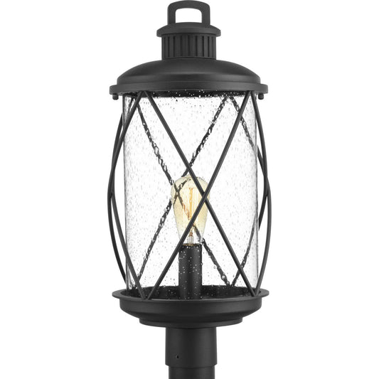 Hollingsworth One Light Post Lantern in Black