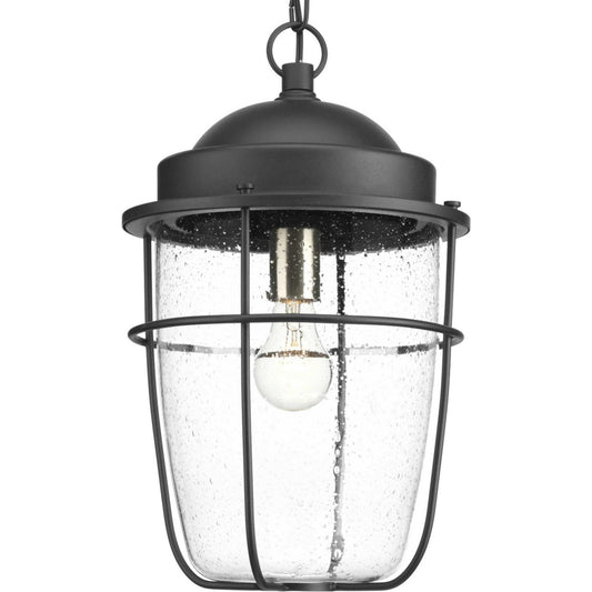 Holcombe One Light Hanging Lantern in Black