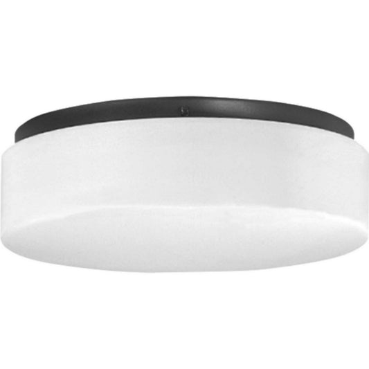 LED Drums and Clouds LED Flush Mount in Black