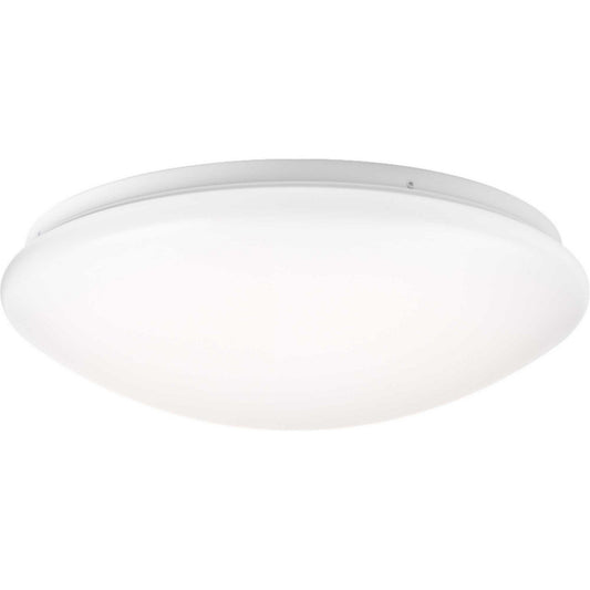 LED Drums and Clouds LED Flush Mount in White