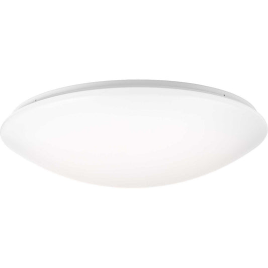 LED Drums and Clouds LED Flush Mount in White