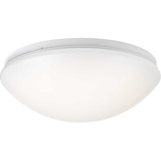 LED Drums and Clouds LED Flush Mount in White