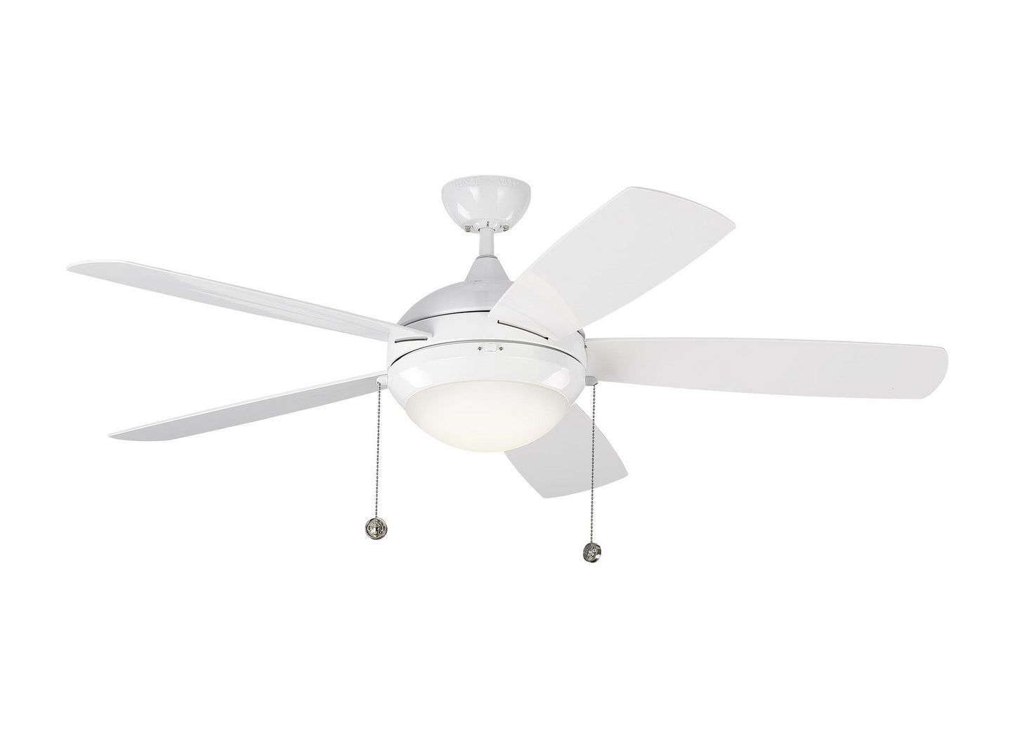 Discus 52" Ceiling Fan in White