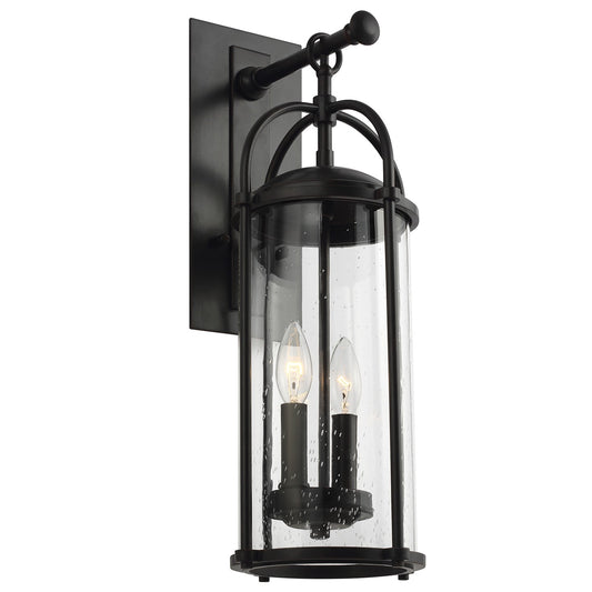 Generation Lighting - OL7622ES - Two Light Outdoor Wall Lantern - Dakota - Espresso