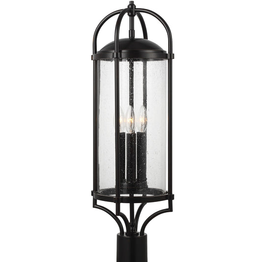 Dakota Three Light Post/Pier Lantern in Espresso