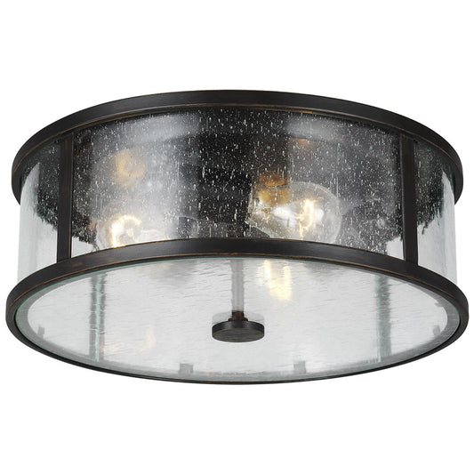 Generation Lighting - OL7633ES - Three Light Flush Mount - Dakota - Espresso