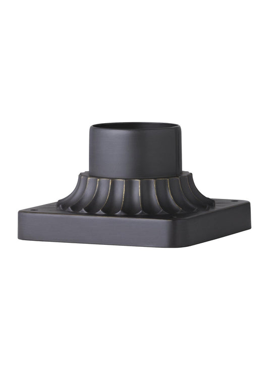 Generation Lighting - PIERMOUNT-ANBZ - Pier Mount Base - Outdoor Pier Mounts - Antique Bronze